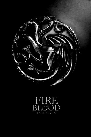 Металлический герб дома Таргариен обои