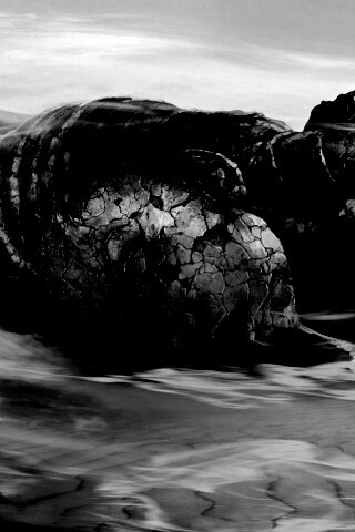 Развалины статуи в пустыне обои