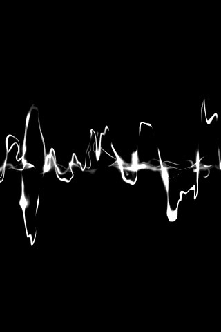 Зеленая пульсирующая волна обои