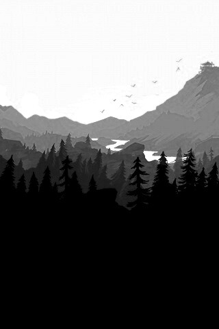 Красный Firewatch обои