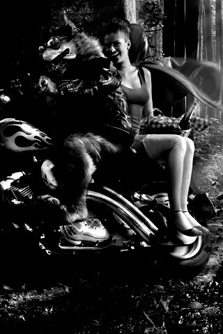 Красная шапочка по новому обои