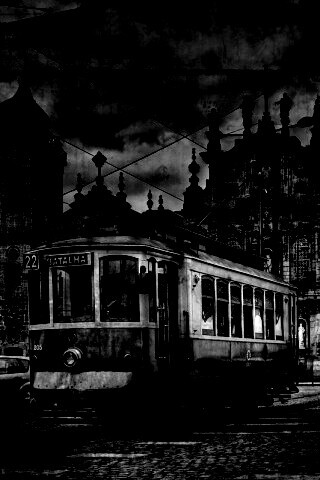 Старинный трамвай обои