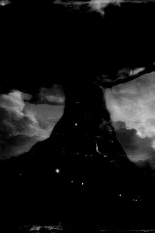 Дерево-город обои