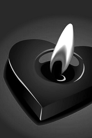 Свеча для Дня всех влюбленных обои