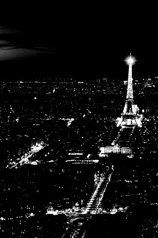 Ночной париж обои