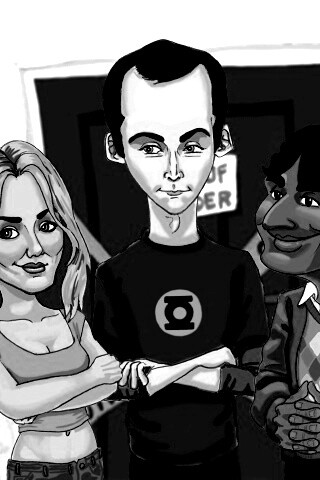 Теория большого взрыва (рисунок) обои