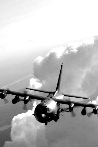 Самолет АС-130 обои