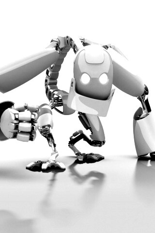 Крадущийся робот обои