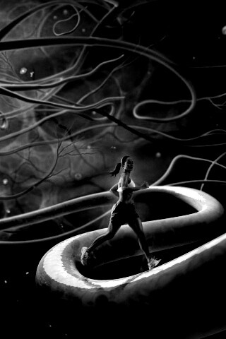 Бег крови обои