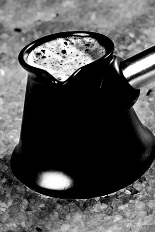 Кофе на углях обои