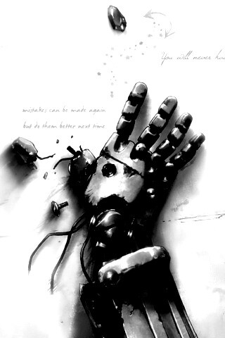 Автопротез из анимэ Стальной Алхимик обои