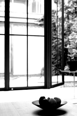 Фрукты в тарелке обои