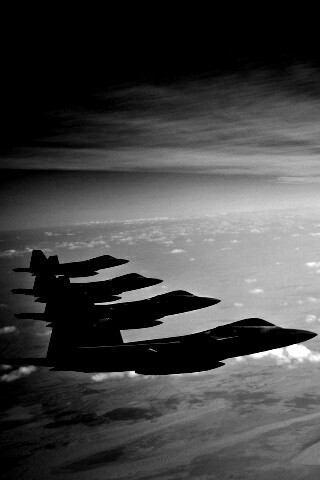 Ряд самолетов обои