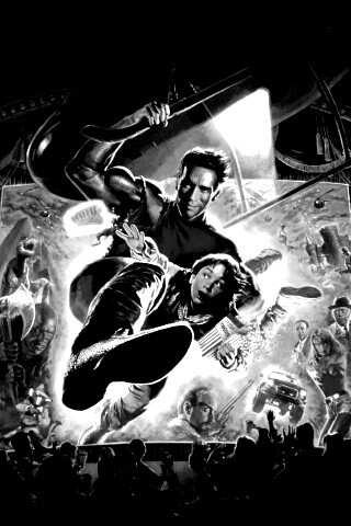 Последний герой боевика обои