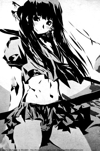 Девушка с мечом обои