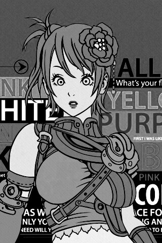 Раскрась её обои