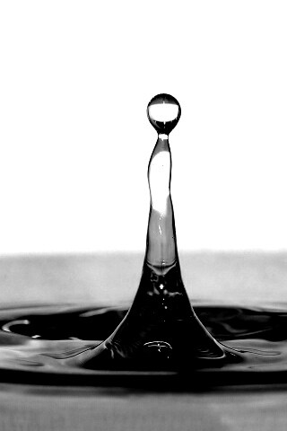 Падение капли обои