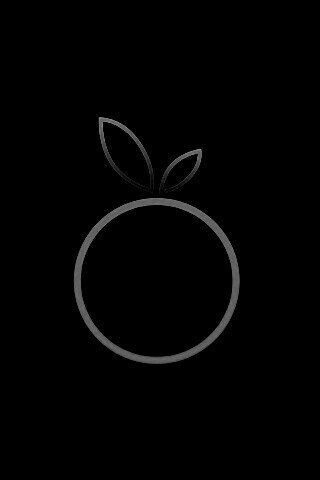 Стилизованная апельсинка обои