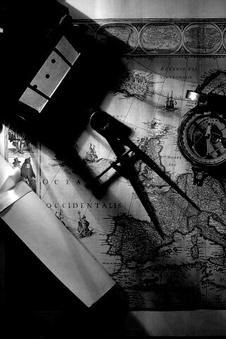 Карта путешественника обои