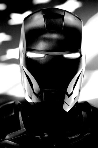 Железный человек на фоне американского флага обои