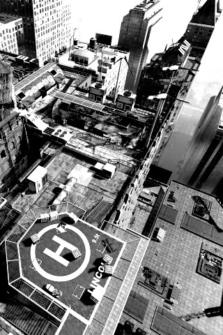 Вид сверху на карту уровня из Crysis 2 обои