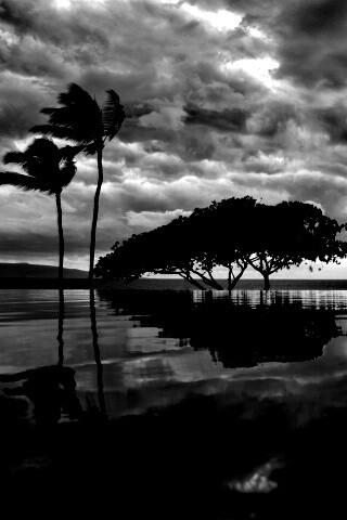 Восход над озером обои