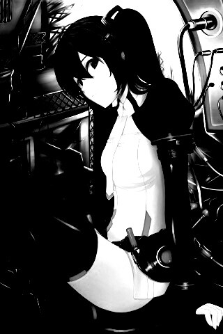 Девушка в наушниках обои