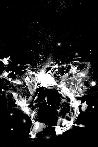 Фристайл арт с танцующей девушкой обои