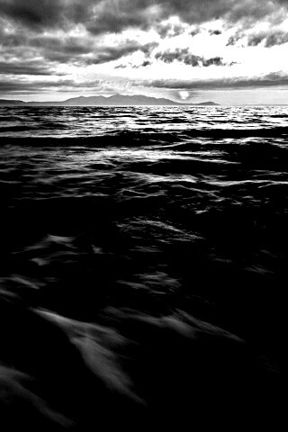 Красивый горизонт на море обои