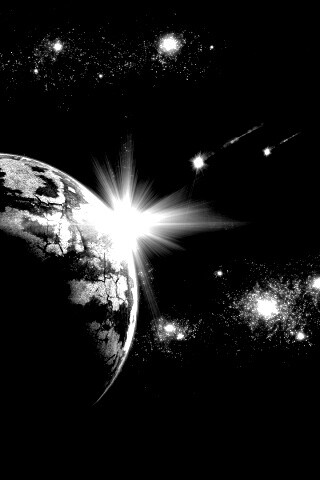 Кометы пролетают вблизи планеты обои