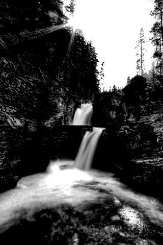 Горные водопады обои