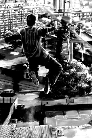 Прыжок обои