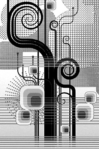 Линии и точки обои