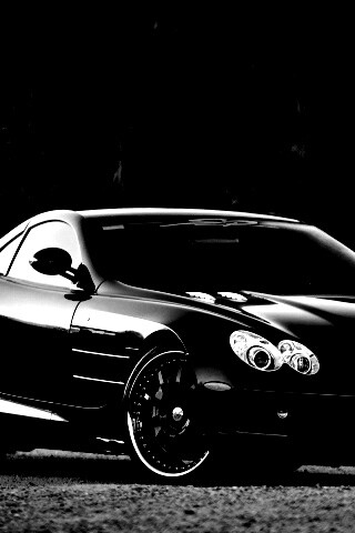 Черный мерседес обои