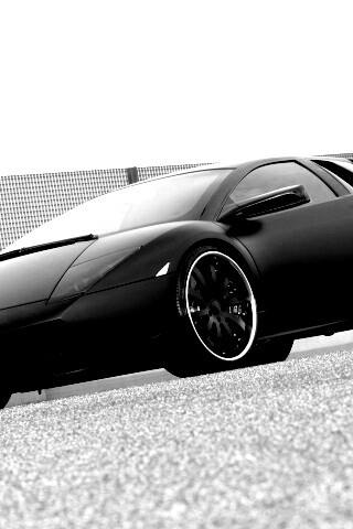 Lamborghini Reventon черного цвета обои