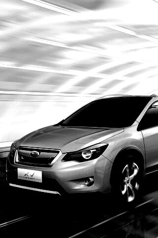Субару в тоннеле обои