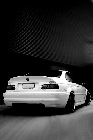 Белый БМВ обои