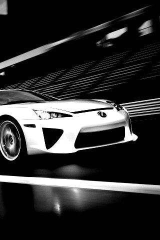 Lexus LFA на тарссу обои