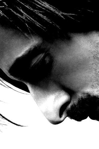 Чёрно-белое фото обои