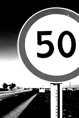 Ограничение скорости 50 км/ч обои
