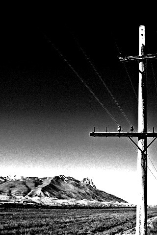 Линия электропередачи обои