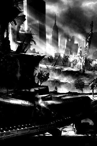 Развалины Нью-Йорка обои