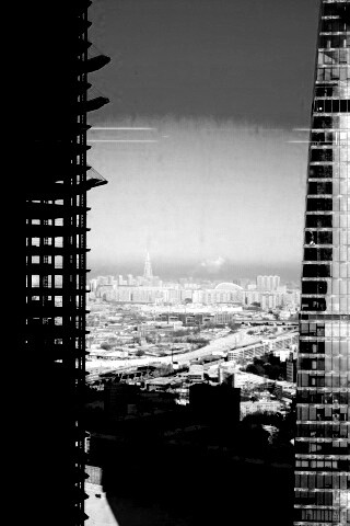 Строительство небоскреба в Москве обои