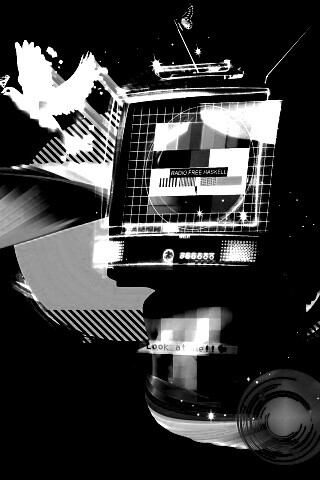 На телевизионной волне обои