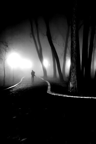 Пустынный лабиринт парковых дорожек обои