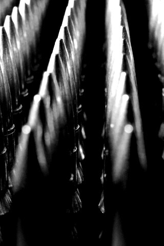 Стройные ряды патронов обои