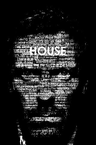 Хаус типографика обои