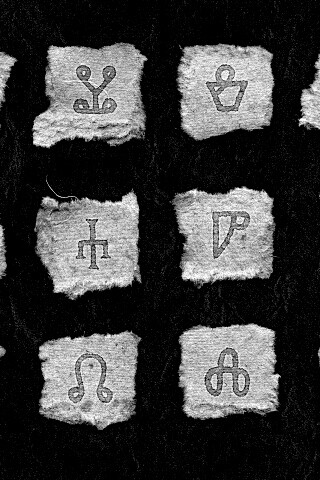 Бумажные символы обои