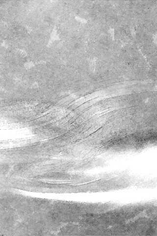 Радужные волны на нежно-фиолетовом фоне обои