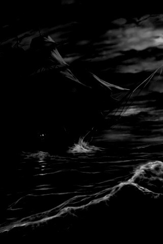 Корабль призрак поднимается со дна обои